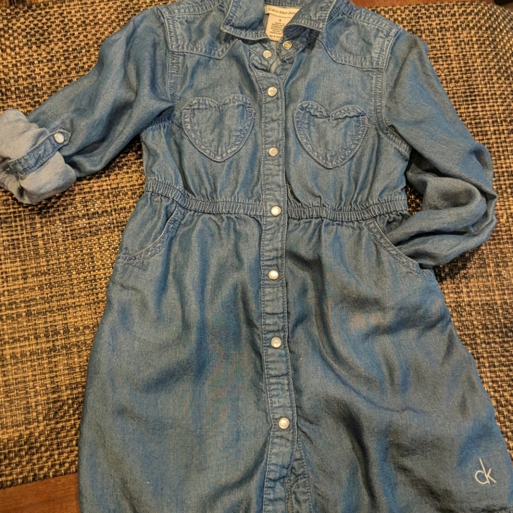 Kids size 5 Calvin Klein dress/shirt